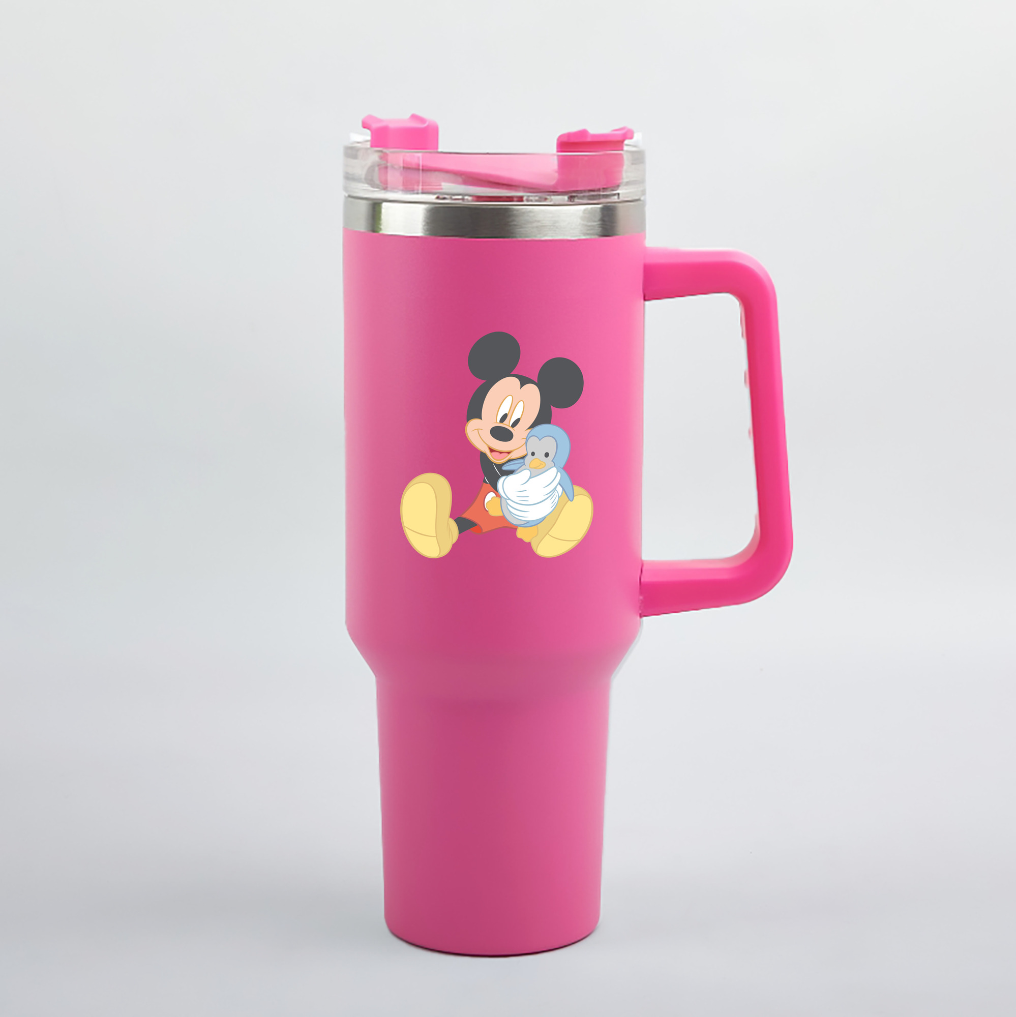 （画像用） ミッキーマウス Mickey Mouse 1200mL車用タンブラー（カラープリント）